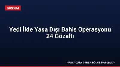 Kırklareli merkezli 7 ilde düzenlenen yasa dışı bahis operasyonunda 2