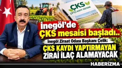 İnegöl Ziraat Odası Başkanı Sezai Çelik, Tarım ve Orman Bakanlığı