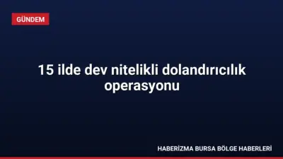 15 ilde eş zamanlı düzenlenen operasyonlarda 523 milyon TL dolandırdığı