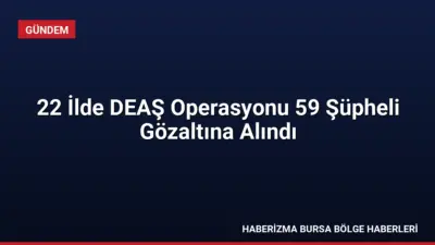 Jandarma ekiplerinin 22 ilde gerçekleştirdiği operasyonlarda DEAŞ üyesi olduğu belirlenen