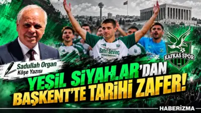 YEŞİL SİYAHLARDAN BAŞKENTTE TARİHİ ZAFER:!