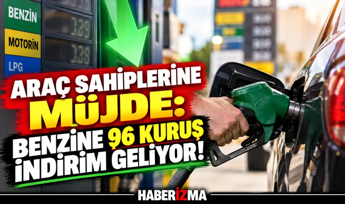 Uluslararası petrol piyasalarında yaşanan düşüş trendi akaryakıt pompa fiyatlarına indirim