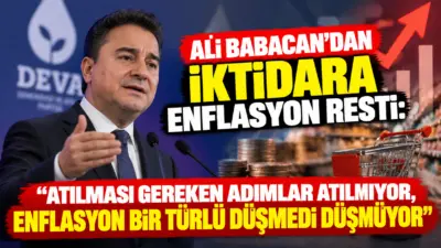 DEVA Partisi Genel Başkanı Ali Babacan, TÜİK tarafından açıklanan Eylül