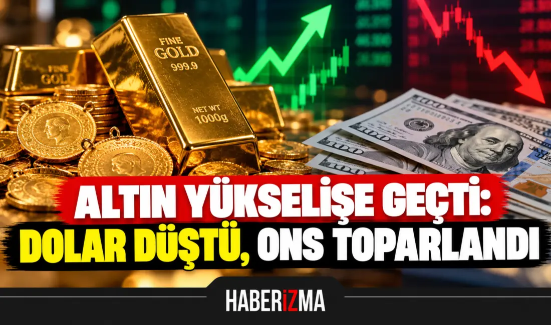 Altın piyasasında önceki seanstaki sert düşüşün ardından rüzgar tersine döndü.