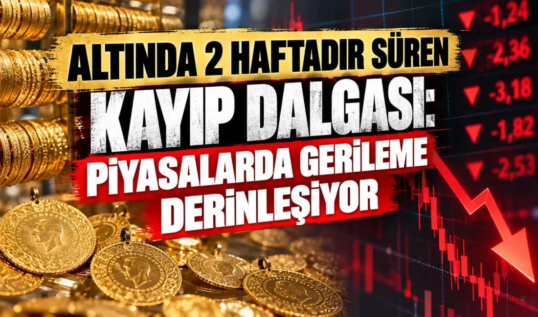Altın piyasasında üst üste ikinci haftada da düşüş eğilimi durdurulamıyor.