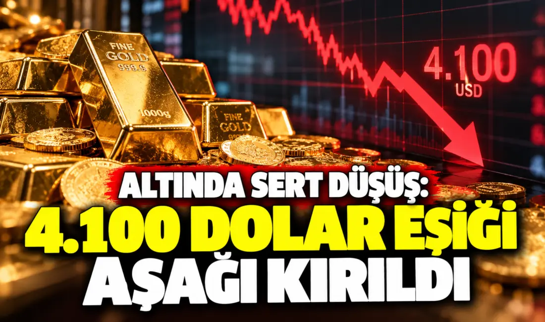 Altın piyasasında sert bir geri çekilme dalgası yaşanıyor. Orta Doğu'da