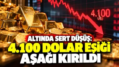 Altın piyasasında sert bir geri çekilme dalgası yaşanıyor. Orta Doğu'da