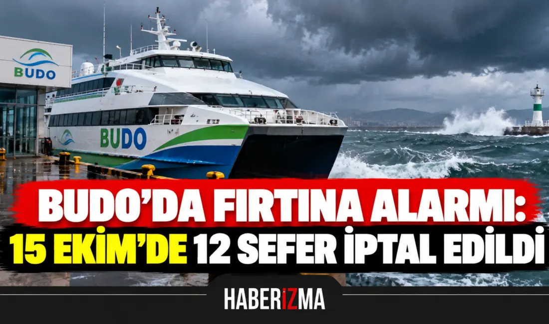 Bursa Deniz Otobüsleri (BUDO), Marmara Denizi genelinde etkisini artıran şiddetli