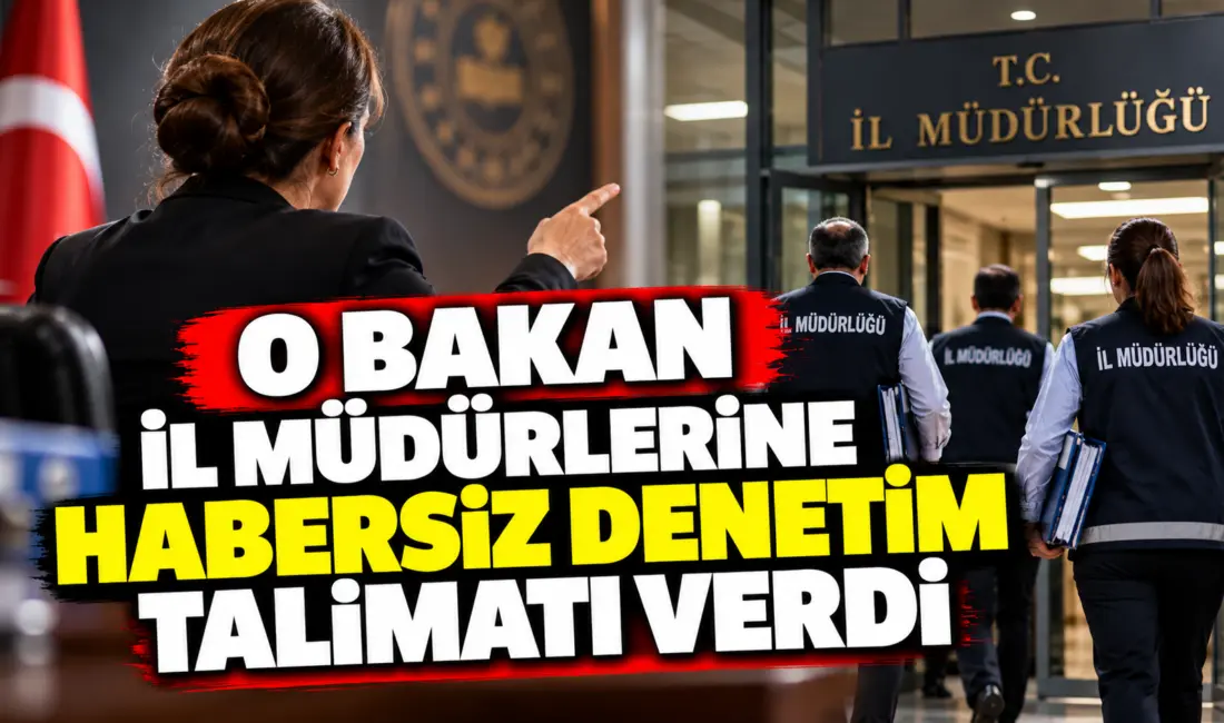 Bakan Göktaş, 81 il müdürüne bakım kuruluşlarında habersiz denetim yapılması