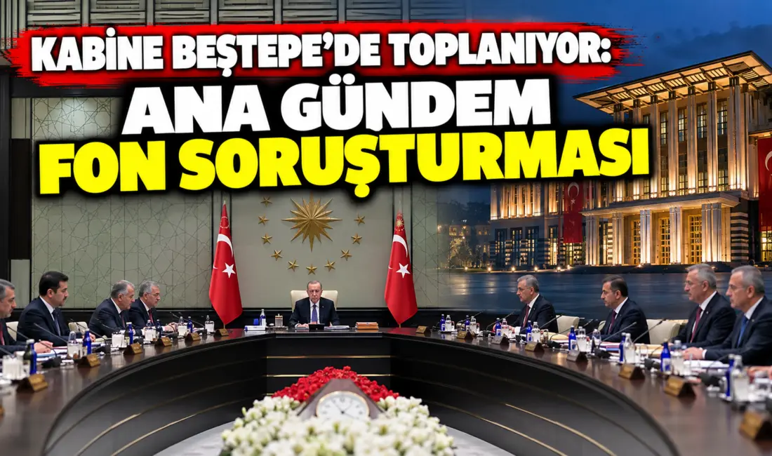 Cumhurbaşkanlığı Kabinesi, Cumhurbaşkanı Recep Tayyip Erdoğan'ın başkanlığında Beştepe'de toplanıyor. Toplantının