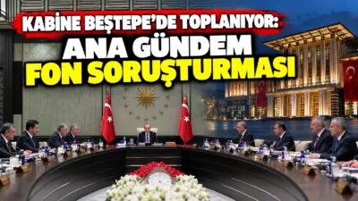 Cumhurbaşkanlığı Kabinesi, Cumhurbaşkanı Recep Tayyip Erdoğan'ın başkanlığında Beştepe'de toplanıyor. Toplantının