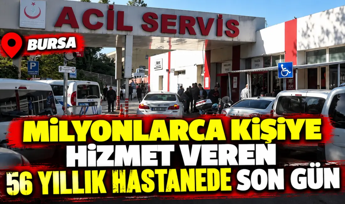 Bursa’da 56 yıllık geçmişe sahip Çekirge Devlet Hastanesi’nde bir devir