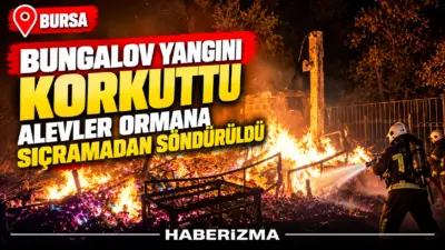Bursa’da sobanın açık bırakılması sonucu çıktığı belirtilen yangın, itfaiye ekiplerinin