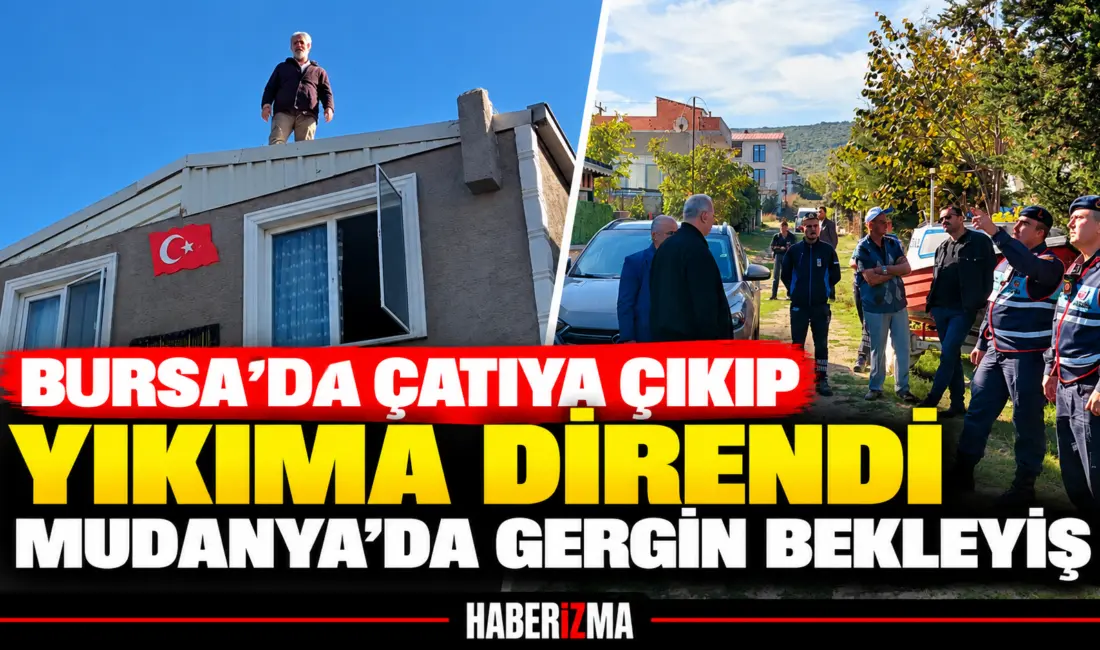 Bursa’nın Mudanya ilçesinde imar barışına başvuran ancak çeşitli sebeplerle red