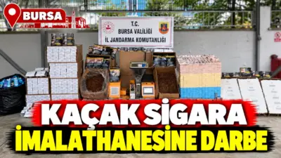 Bursa İl Jandarma Komutanlığı ekiplerince kaçakçılıkla mücadele kapsamında düzenlenen operasyonda