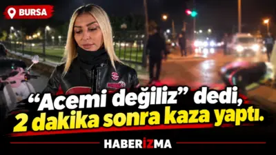 Bursa’da motosikletinin ayna ve gaz kolundaki ayarların bozuk olması nedeniyle