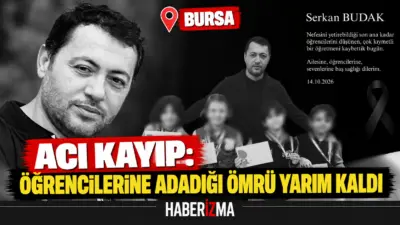 Bursa’da görev yapan 45 yaşındaki sınıf öğretmeni Serkan Budak’tan acı