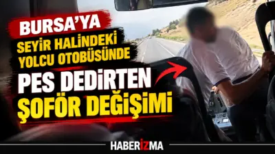 Van’dan Bursa’ya gitmekte olan bir yolcu otobüsü seyir halindeyken şoför