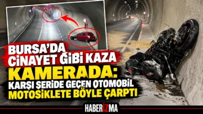 Bursa’da otomobilin karşı şeride geçerek motosiklete çarptığı kazada 52 yaşındaki