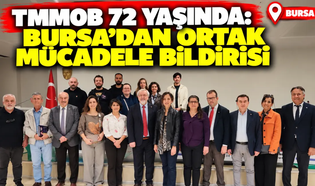 Türk Mühendis ve Mimar Odaları Birliği’nin (TMMOB) kuruluşunun 72. yıl