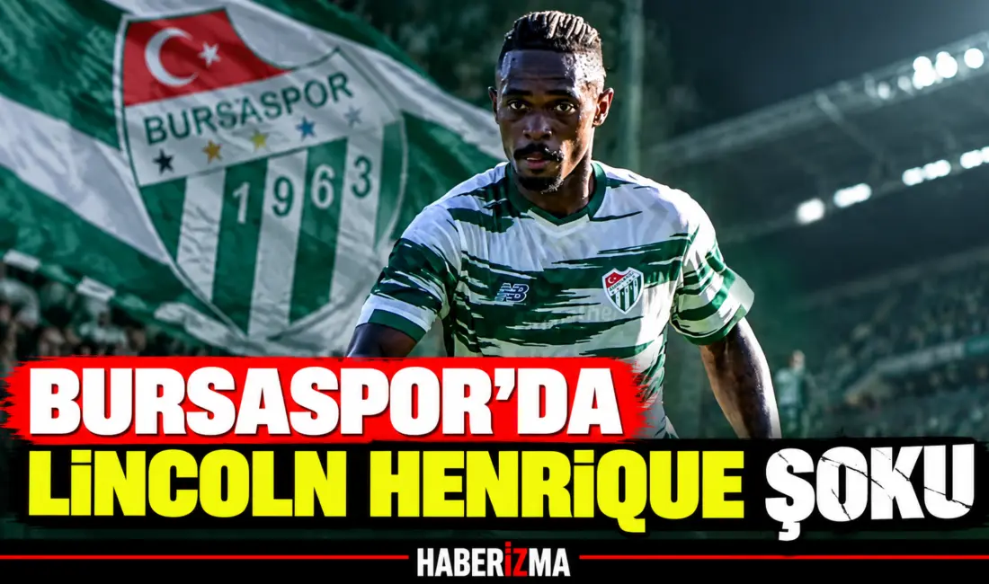 Bursaspor’da Lincoln Henrique’nin sağ addüktör longus kasında gerilme ve ödem