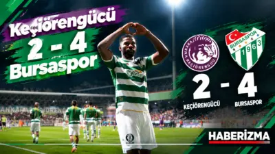 Trendyol 1. Lig'de şampiyonluk mücadelesi veren Bursaspor, deplasmanda Ankara Keçiörengücü