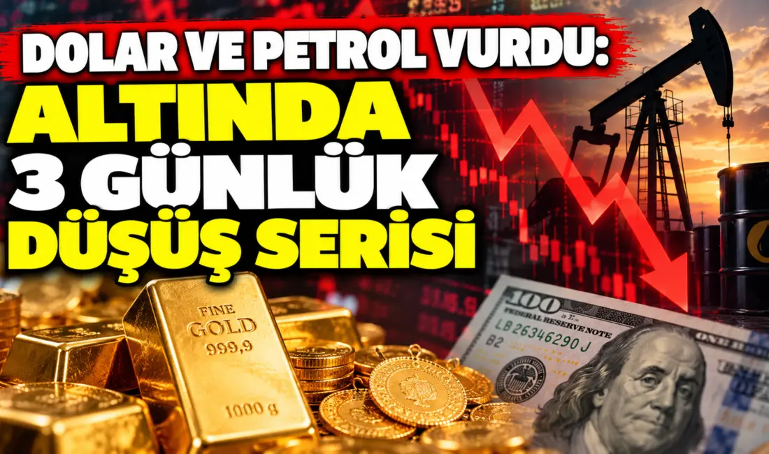Altın piyasasında son günlerde yaşanan yukarı yönlü hareket yerini sert