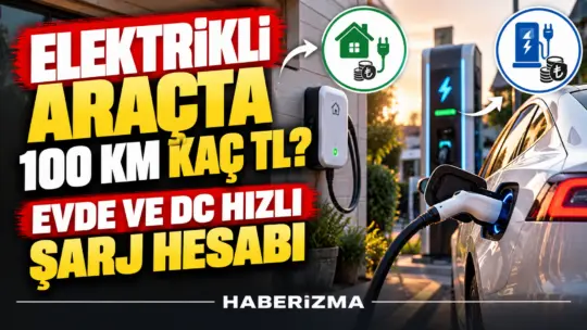 Ortalama bir elektrikli otomobilin 100 kilometrede 16–18 kWh enerji tükettiği