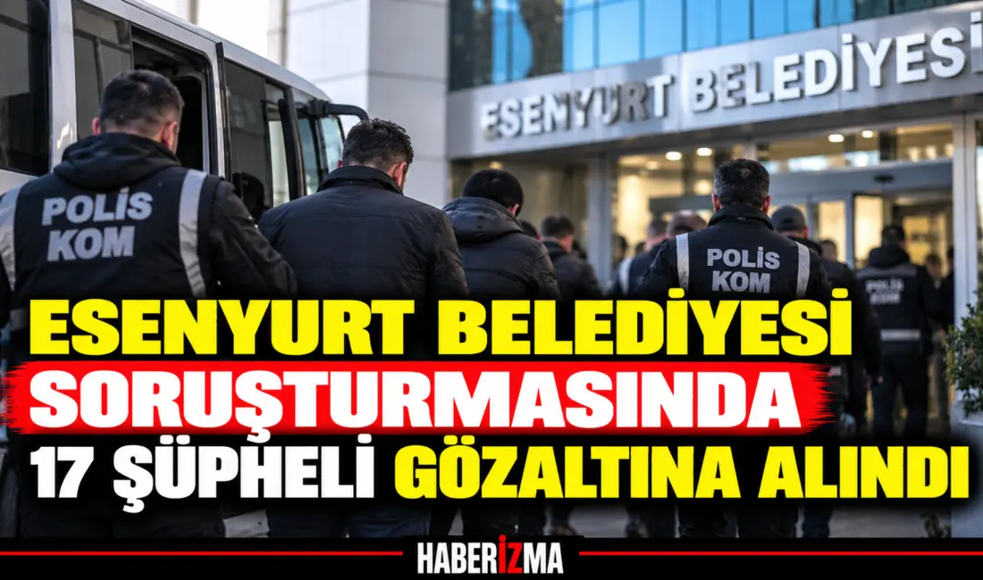 Esenyurt Belediyesindeki bazı ihalelere fesat karıştırıldığı ve bu kapsamda müteahhitlerden