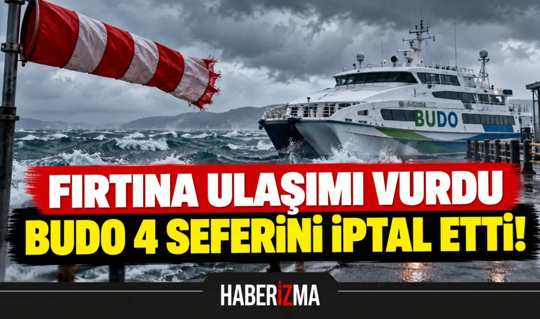 Bursa Deniz Otobüsleri (BUDO), Marmara Denizi genelinde etkili olan olumsuz