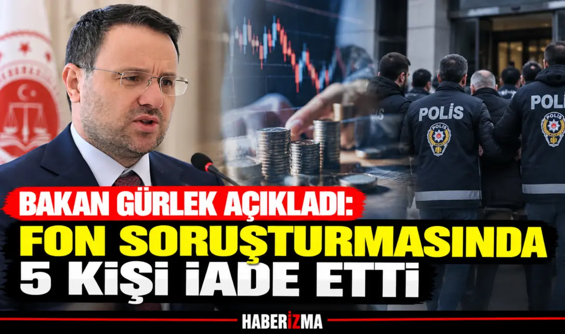 Adalet Bakanı Akın Gürlek, sermaye piyasalarını sarsan dev fon soruşturmasına