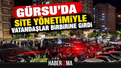 Bursa’nın Gürsu ilçesinde bulunan toplu konutlarda yaşayan vatandaşlar, site yönetiminin