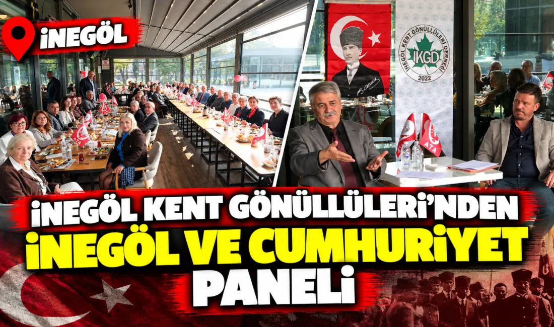 İnegöl Kent Gönüllüleri Derneği, yaklaşan 29 Ekim Cumhuriyet Bayramı vesilesiyle