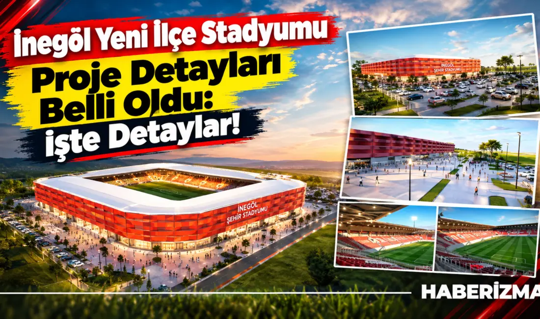İnegöl Mesudiye Mahallesi'nde 75 bin 700 metrekarelik dev alanda inşa