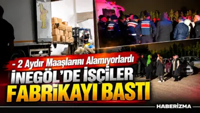 Bursa’nın İnegöl ilçesinde faaliyet gösteren bir giysi fabrikasında, 2 aydır