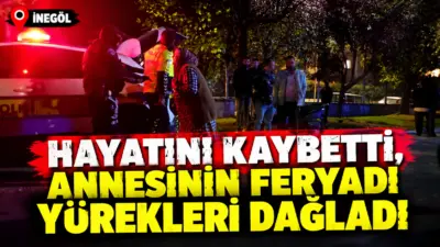 Bursa’nın İnegöl ilçesinde otomobil ile motosikletin çarpıştığı kazada, otomobilin altında