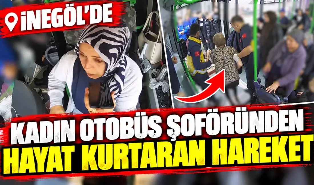 Bursa Büyükşehir Belediyesi’ne bağlı BURULAŞ bünyesinde görev yapan otobüs şoförü