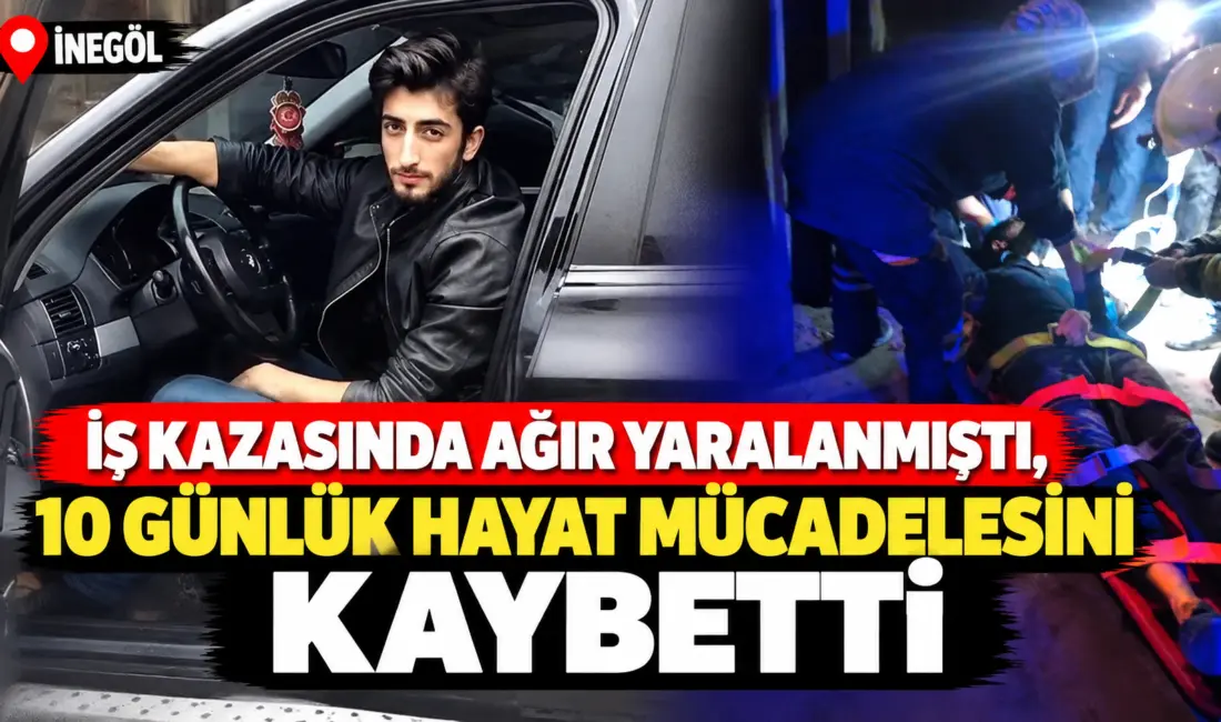 Bursa’nın İnegöl ilçesinde bir sandalye imalathanesinde meydana gelen iş kazasında