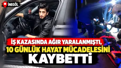 Bursa’nın İnegöl ilçesinde bir sandalye imalathanesinde meydana gelen iş kazasında