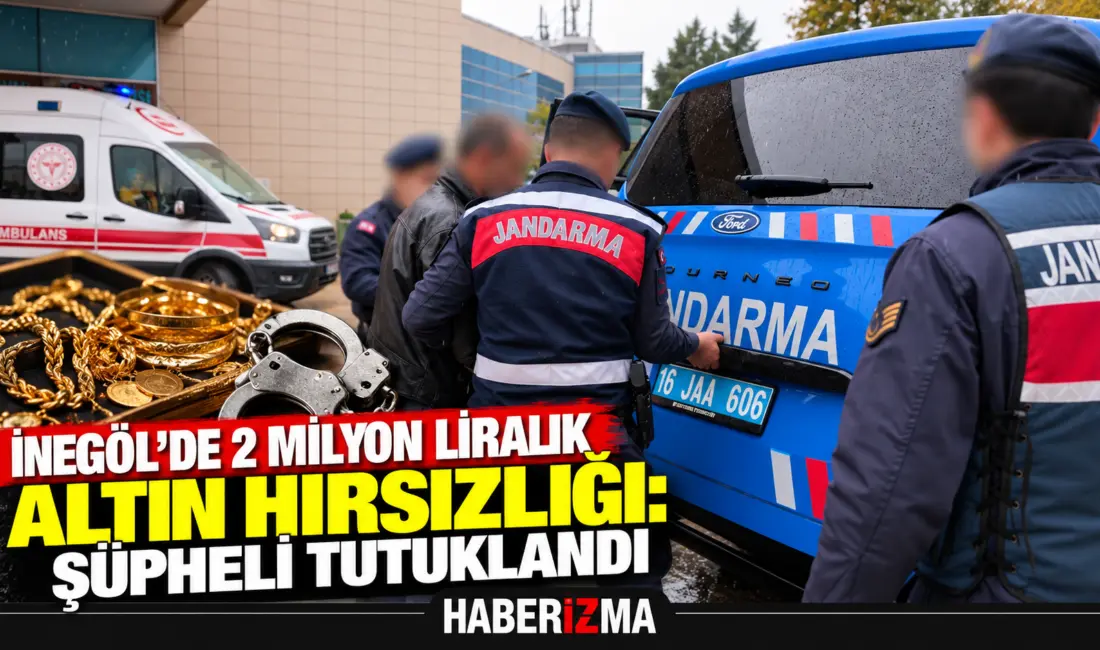 Bursa’nın İnegöl ilçesinde bir evden yaklaşık 2 milyon TL değerindeki