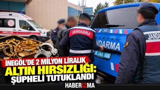 Bursa’nın İnegöl ilçesinde bir evden yaklaşık 2 milyon TL değerindeki