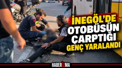 Bursa’nın İnegöl ilçesinde yolun karşısına geçmek isteyen 24 yaşındaki genç,