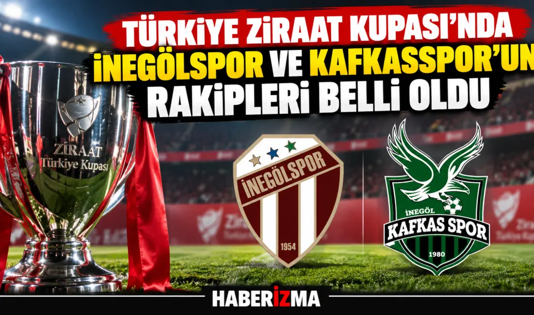 İnegölspor ve Kafkasspor’un da yer aldığı Ziraat Türkiye Kupası'nda 3.