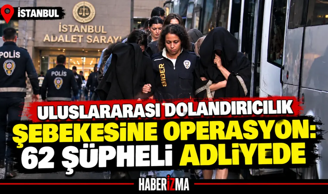 İstanbul’da uluslararası yatırım dolandırıcılığı yapan suç şebekelerine yönelik düzenlenen eş