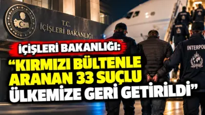 İçişleri Bakanlığı, 23 Eylül-23 Ekim tarihleri arasında kırmızı bültenle aranan