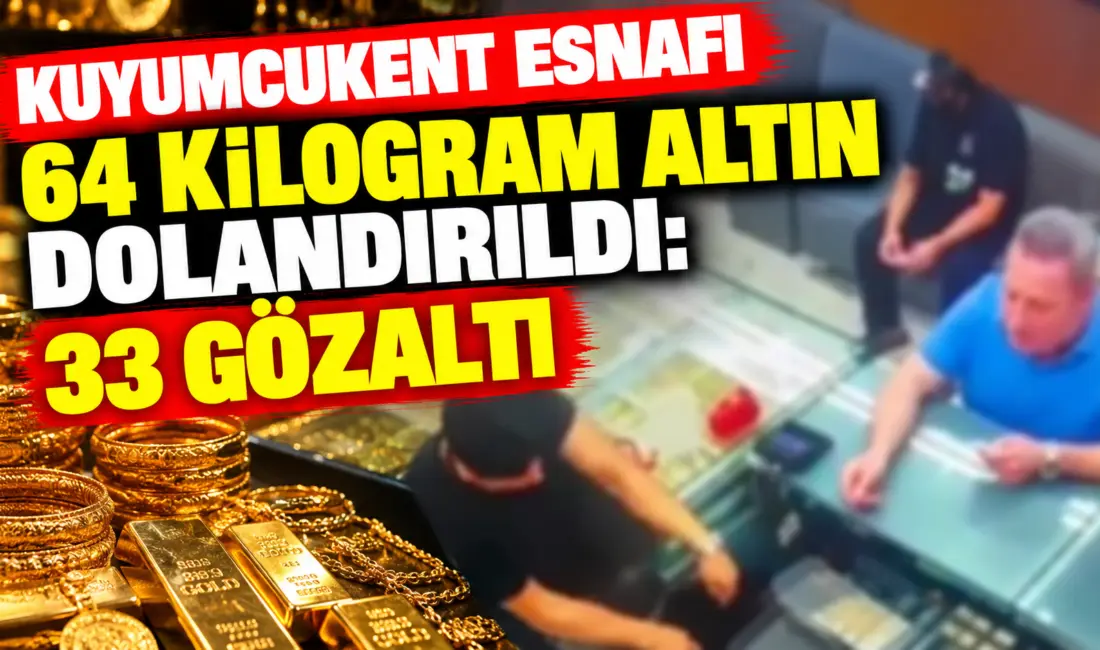 İstanbul’da Kuyumcukent’te faaliyet gösteren firma sahibi 16 mağdurun, 2 şüpheli