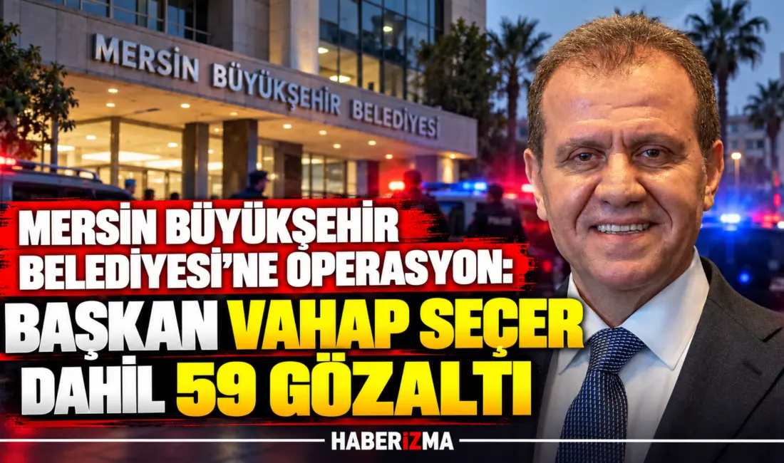 Mersin Büyükşehir Belediyesi dahil 2’si merkez ilçe 3 belediyeye yönelik