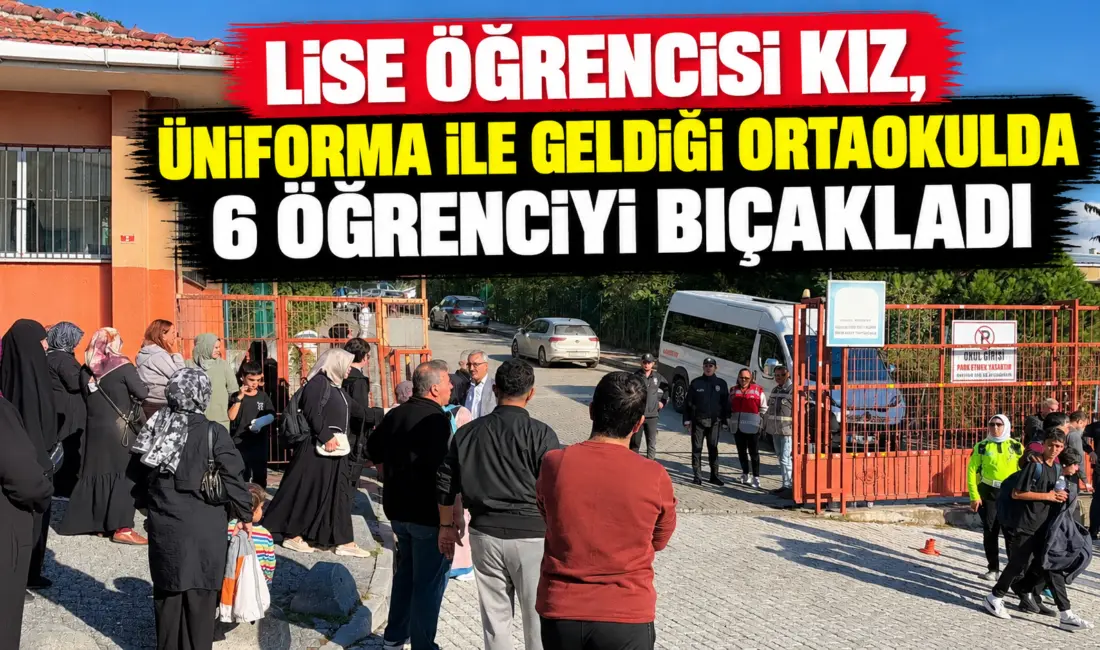Başakşehir’de lise öğrencisi bir kız, forma giyerek geldiği eski orta