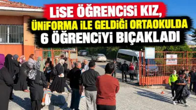 Başakşehir’de lise öğrencisi bir kız, forma giyerek geldiği eski orta