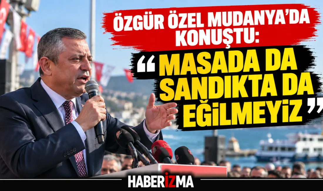Mudanya Mütarekesi'nin 104'üncü yıl dönümü kutlamaları için Bursa'ya gelen YENİ